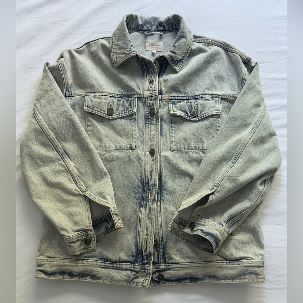 Sezane Fallen Jean Jacket